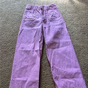 Maeve The Colette Wide Leg Pants Sailor Patch Pocket Womens Size 25